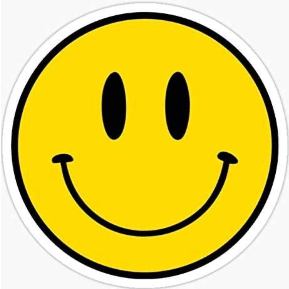 Smiley face 🙂 large waterproof decals